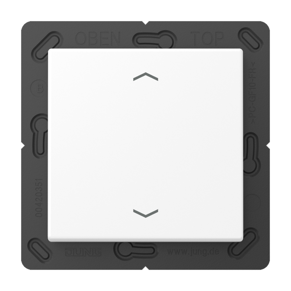 Jung EnOcean Funk Wandsender 2kanalig ENOA590PWWM