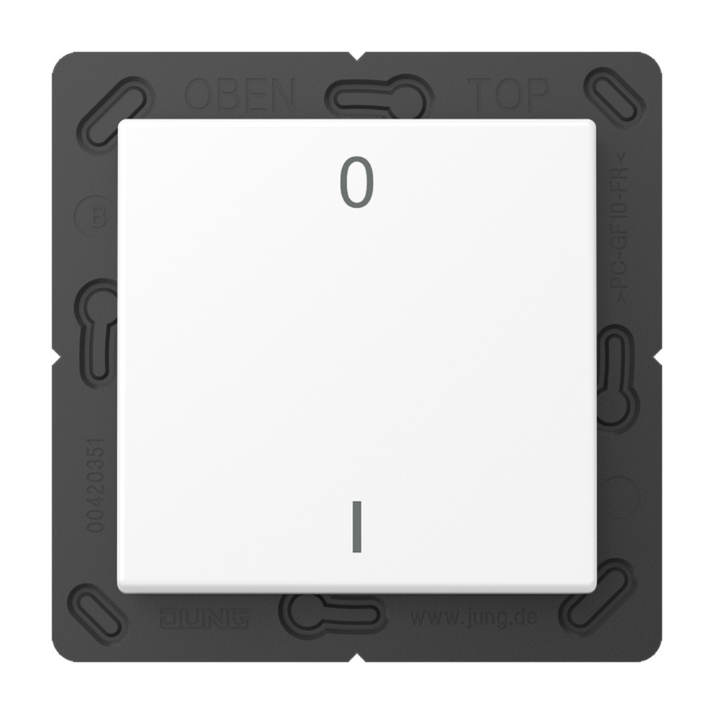 Jung EnOcean Funk Wandsender 2kanalig ENOA590-01WWM