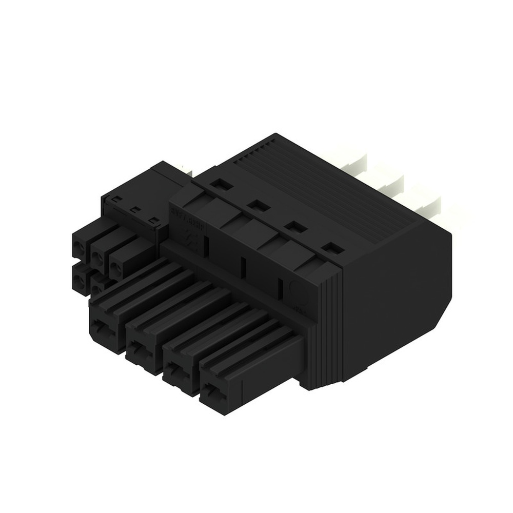 Weidmüller Hybridsteckverbinder 2549430000 Typ BVFL 7.62HP/04/180 BCF/06R SN BK BX