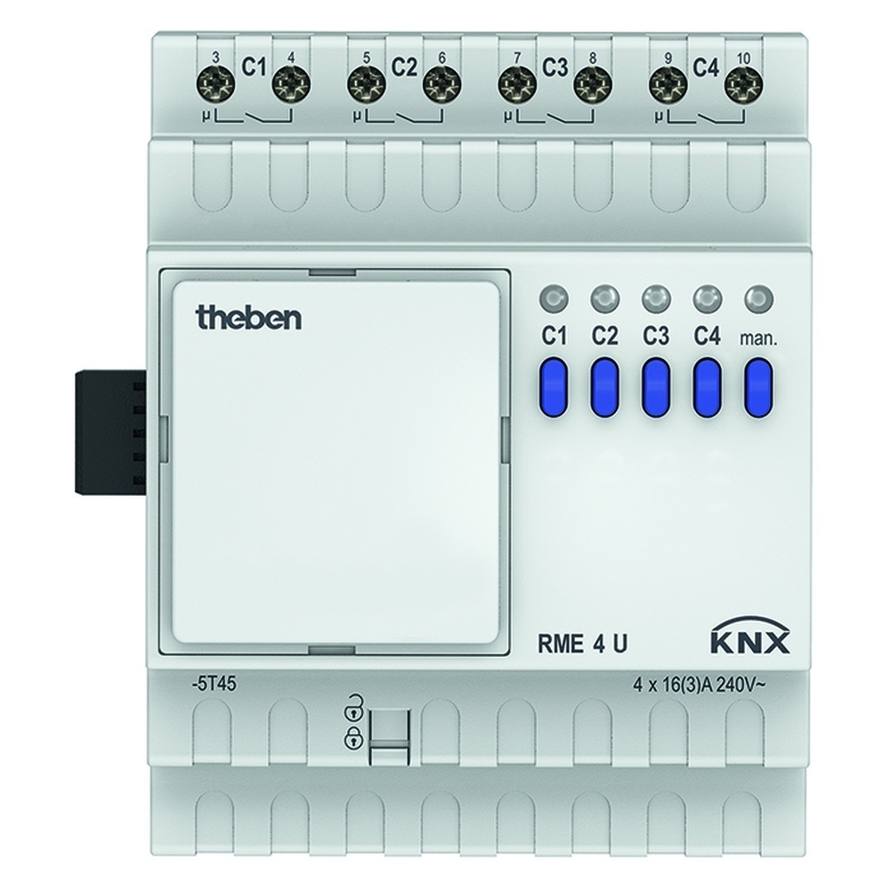 Theben KNX Schaltaktor 4930228 Typ RME 4 U KNX