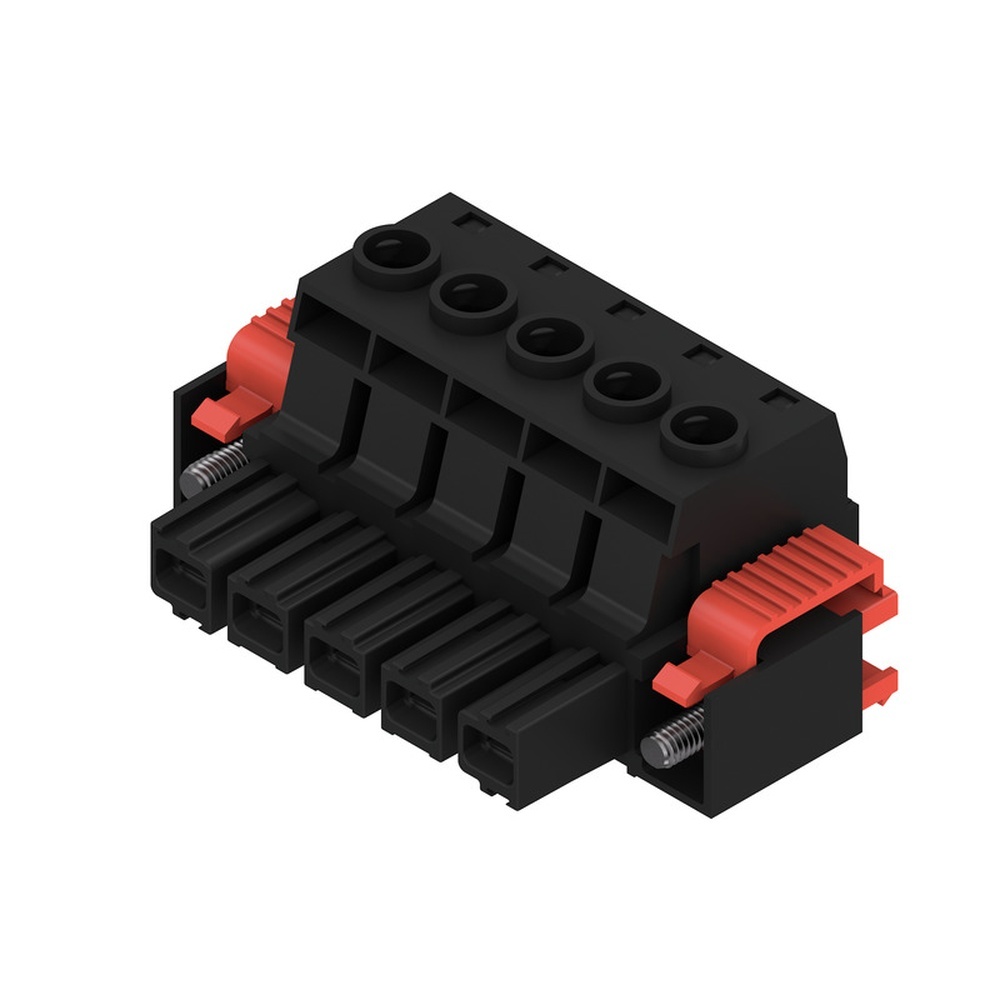 Weidmüller Leiterplattensteckverbinder 1924740000 Typ BUZ 10.16HP/05/180SF AG BK BX