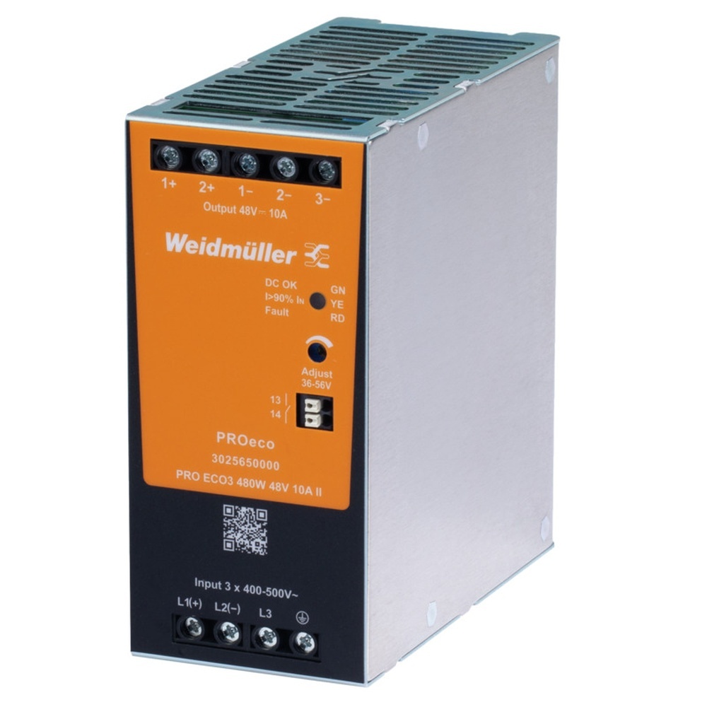 Weidmüller Gleichstromversorgung 3025650000 Typ PRO ECO3 480W 48V 10A II