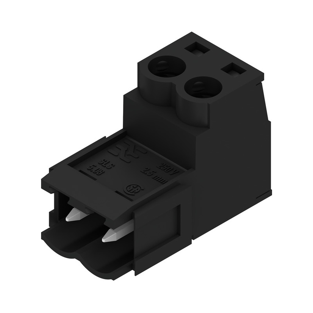 Weidmüller Leiterplattensteckverbinder 1645230000 Typ SLS 5.08/02/180B SN BK BX