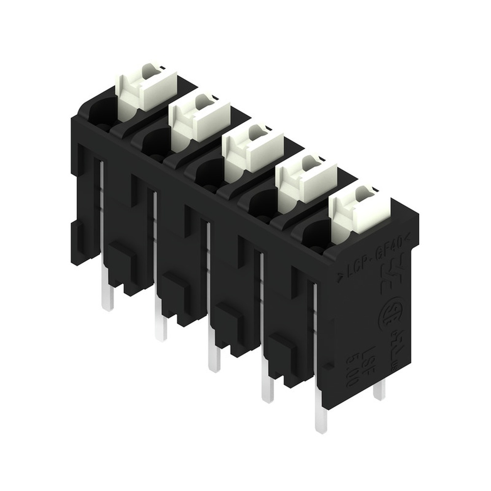 Weidmüller Leiterplattenklemme 1876160000 Typ LSF-SMT 5.00/05/180 3.5SN BK RL