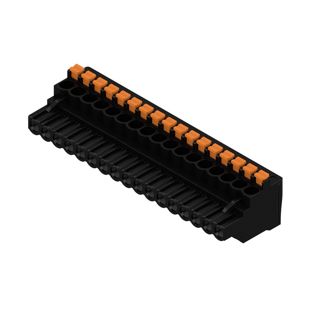 Weidmüller Leiterplattensteckverbinder 1000180001 Typ BLF 5.08HC/17/90 SN BK BX