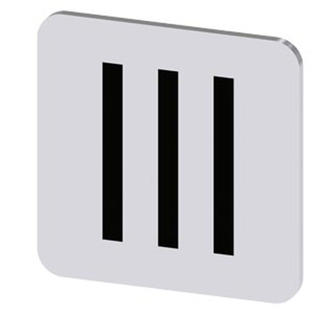 Siemens Bezeichnungsschild 3SU1900-0AF81-0QD0