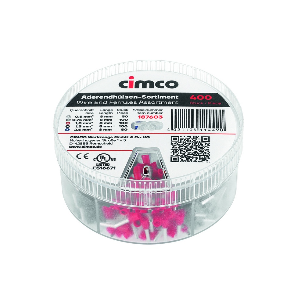 Cimco Aderendhülsen Streudose 187603