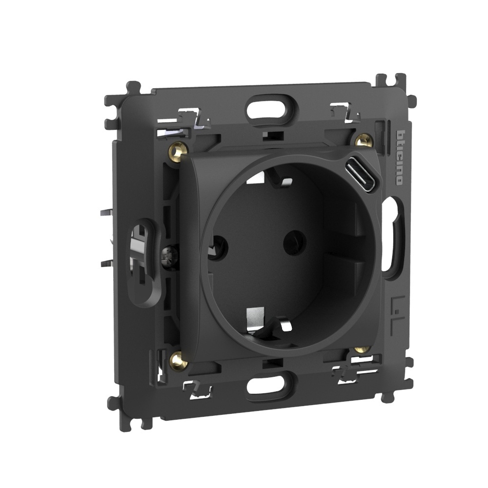 Bticino Schutzkontaktsteckdose L4141USB