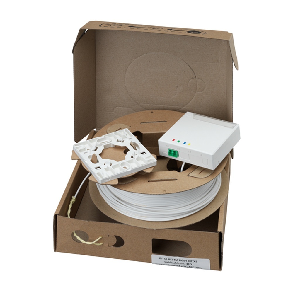 Rutenbeck FTTH Anschlussset 228120030 Typ FTTH-Anschlussset 2,3mm 1xLC-D OS2 APC 30m