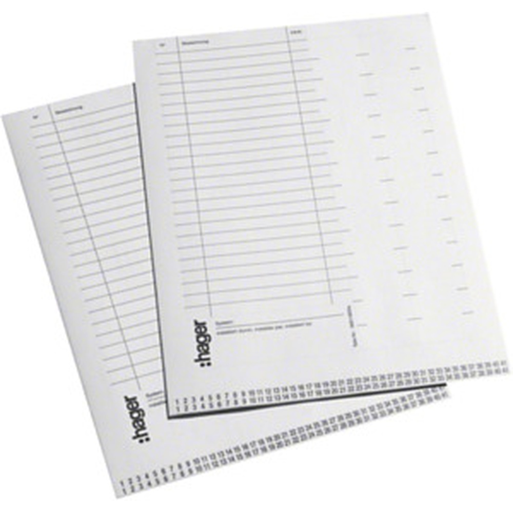 Hager Volta Beschriftungssystem VZ717