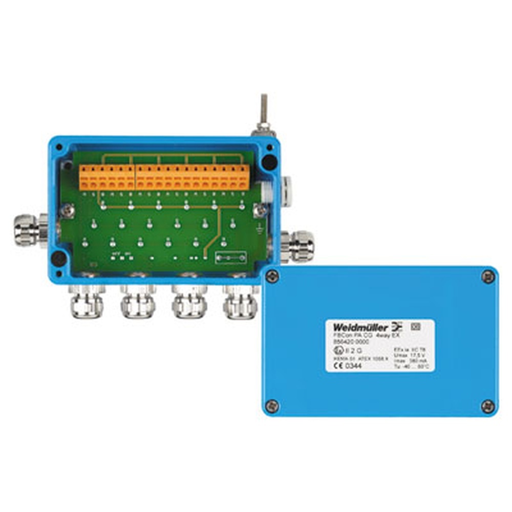 Weidmüller Standardverteiler 8564200000 Typ FBCon PA CG 4way Ex