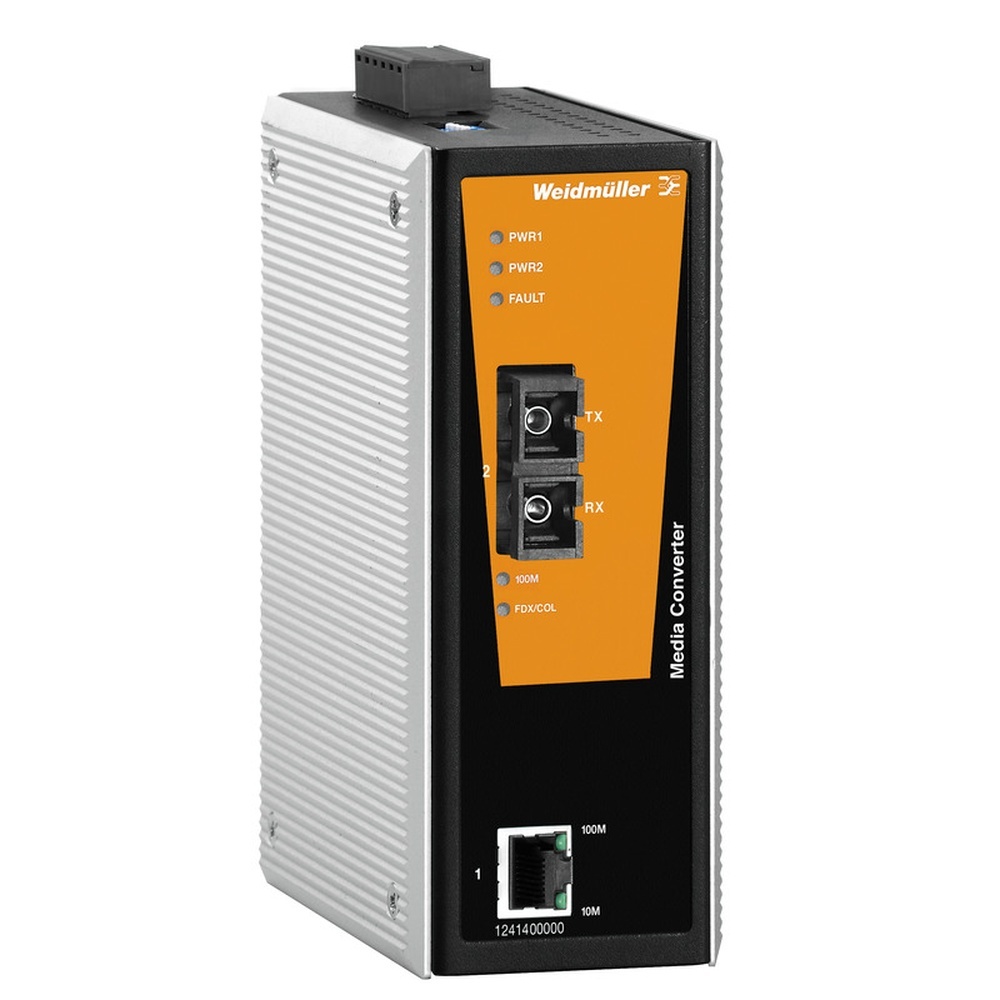 Weidmüller Media Konverter 1241400000 Typ IE-MC-VL-1TX-1SC