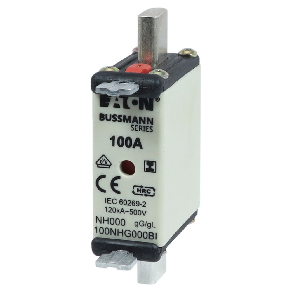 Eaton Sicherungseinsatz 100NHG000BI Typ NH FUSE 100 500 V GL/GG SIZE 000