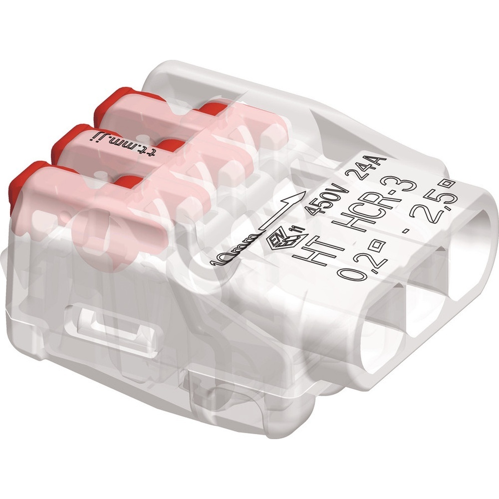 Hellermann Tyton Verbindungsklemme 148-90044 Typ HCR-3-PC-CL (75)