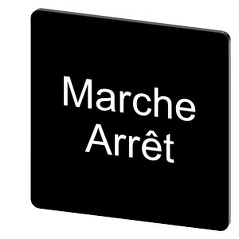 Siemens Bezeichnungsschild 3SU1900-0AE16-0GU0