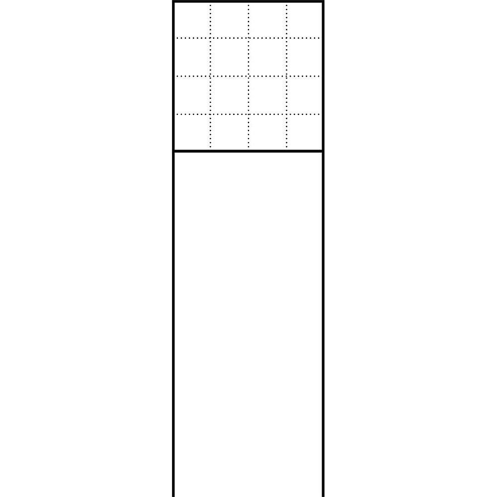 Siedle Briefkasten 200039347-00 Typ BG/SR 611-4/4-0 DG