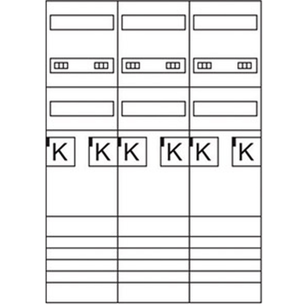 Hager Komplettfeld ZL3ED26N