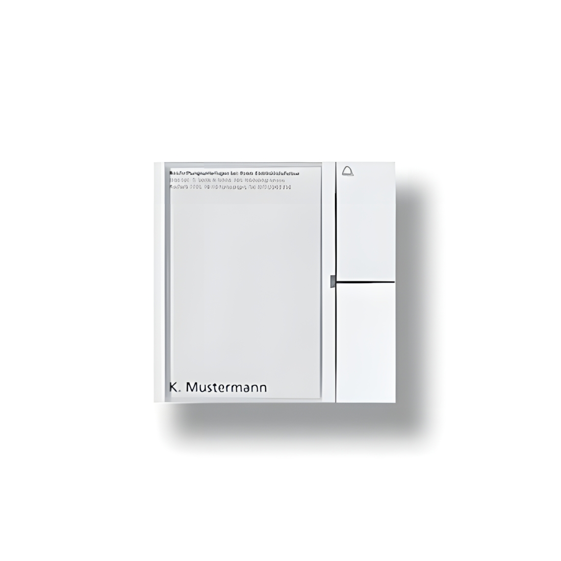 Siedle Tastenmodul 200021212-01 Typ BTM 650-1 W