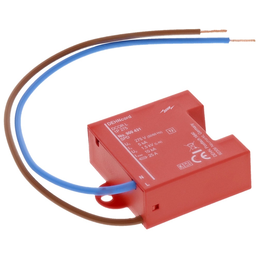 Dehn + Söhne Überspannungsableiter 900431 Typ DCOR L 1P 275