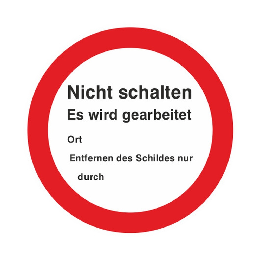 Cimco Verbotszeichen 182742