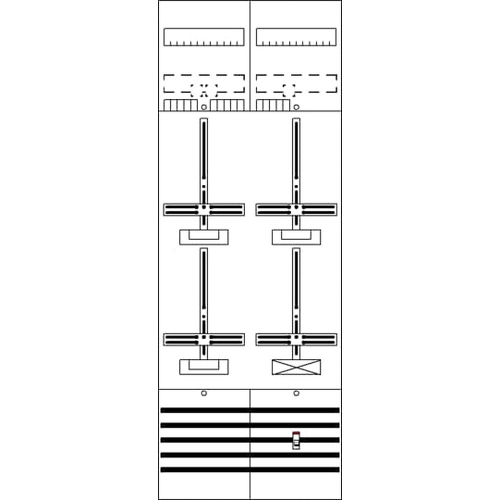 Striebel & John Zählerkomplettfeld 2CPX054088R9999 Typ DF29B3A