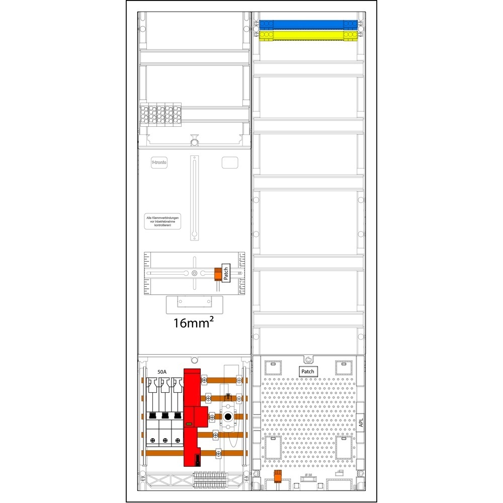 f-tronic Komplettschrank 7190205 Typ 3HZ721APZ50D01ÜS-16