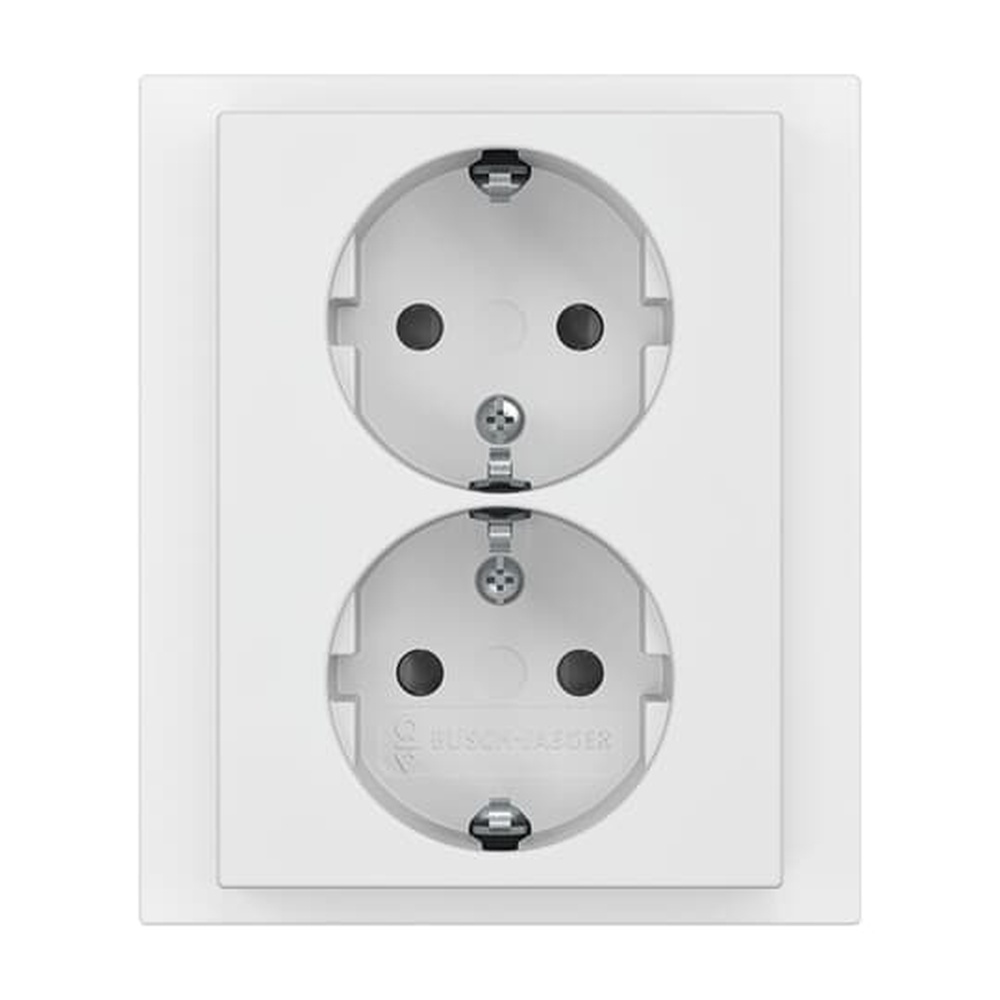 Busch-Jaeger Schuko Doppelsteckdose 202 EUJB-884 Nr. 2TKA00003923