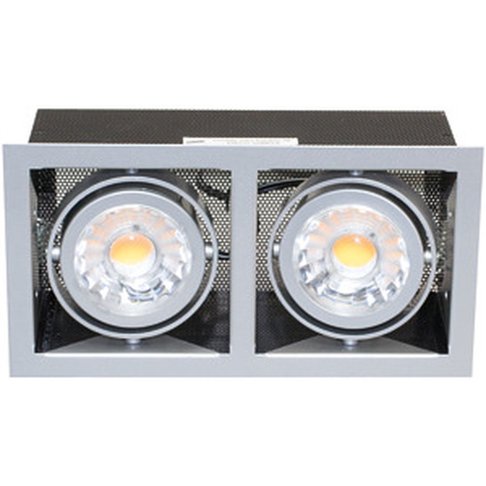 Nobile Decken Einbauleuchte 1740072013 Typ Mini Kardan E2 2x6,3W titan-matt