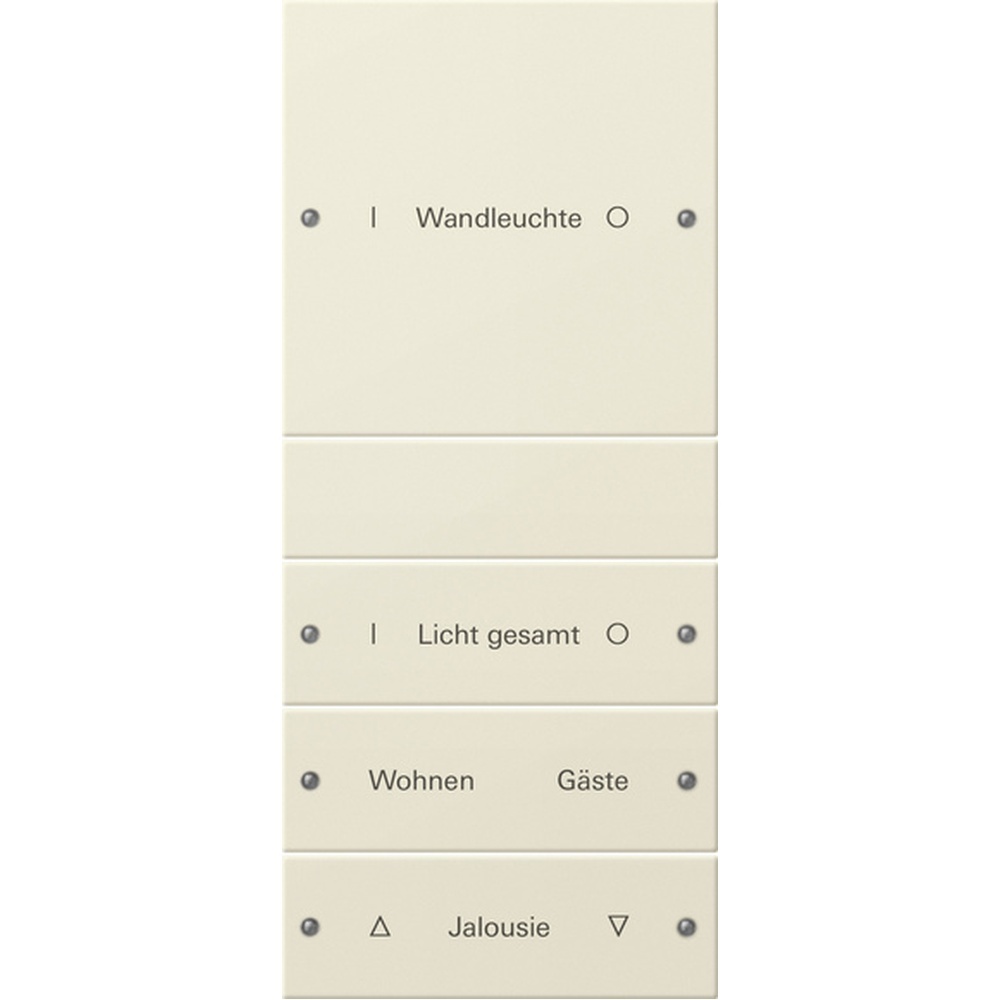 Gira Wippenset 4fach 220401