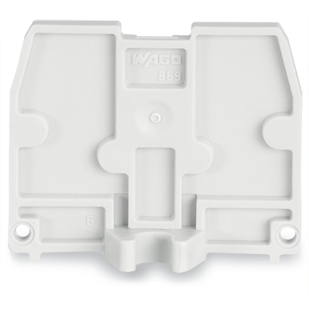 Wago Abschlussplatte 869-397