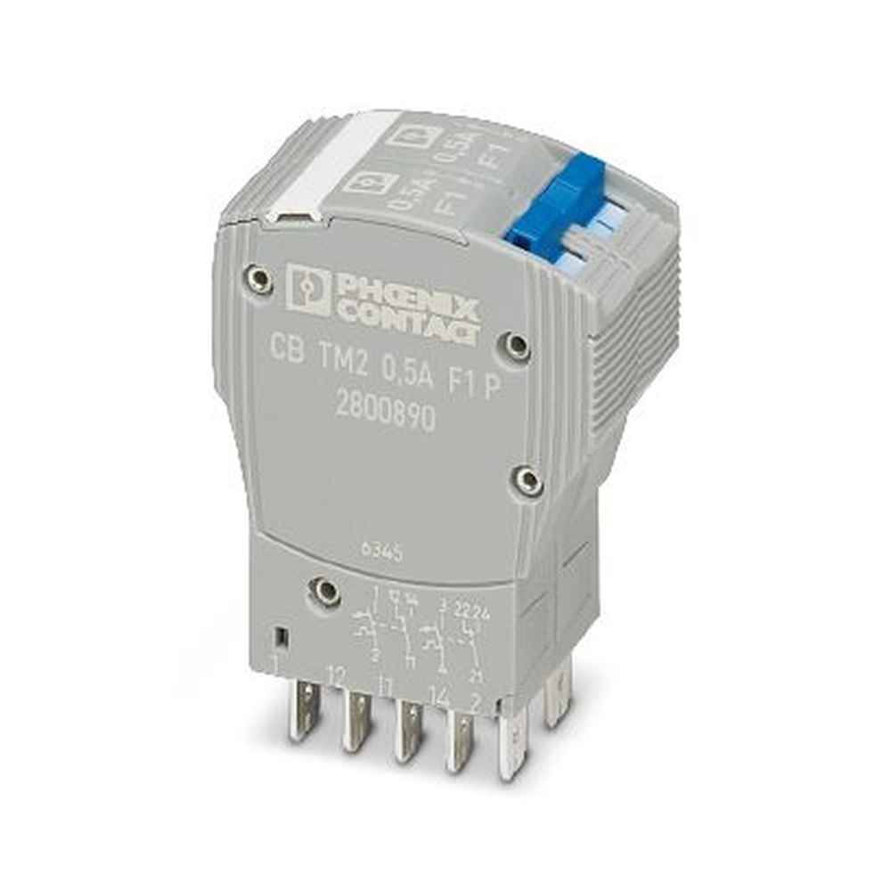 Phoenix Contact Thermomagnetischer Geräteschutzschalter 2800890 Typ CB TM2 0.5A F1 P