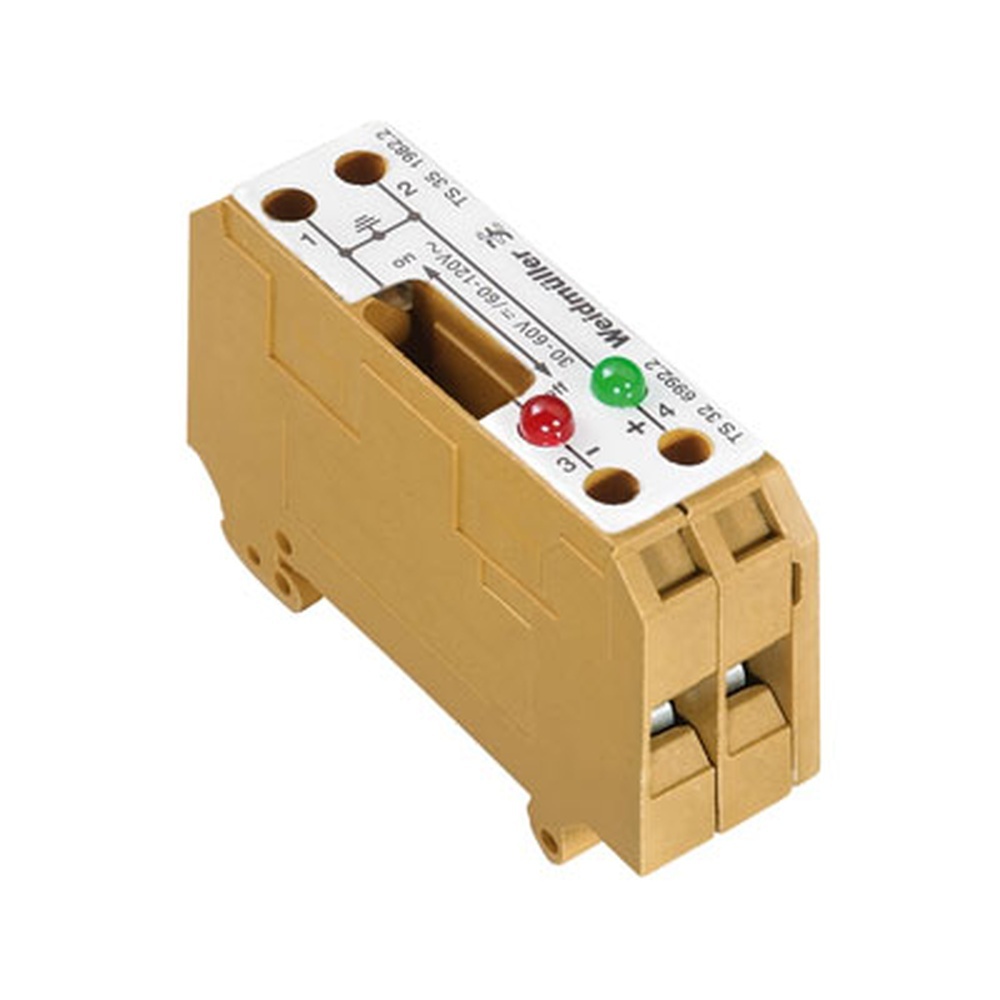 Weidmüller Trenn Messtrenn Reihenklemme 0198220000 Typ SAKT E/35 2LD 120VAC