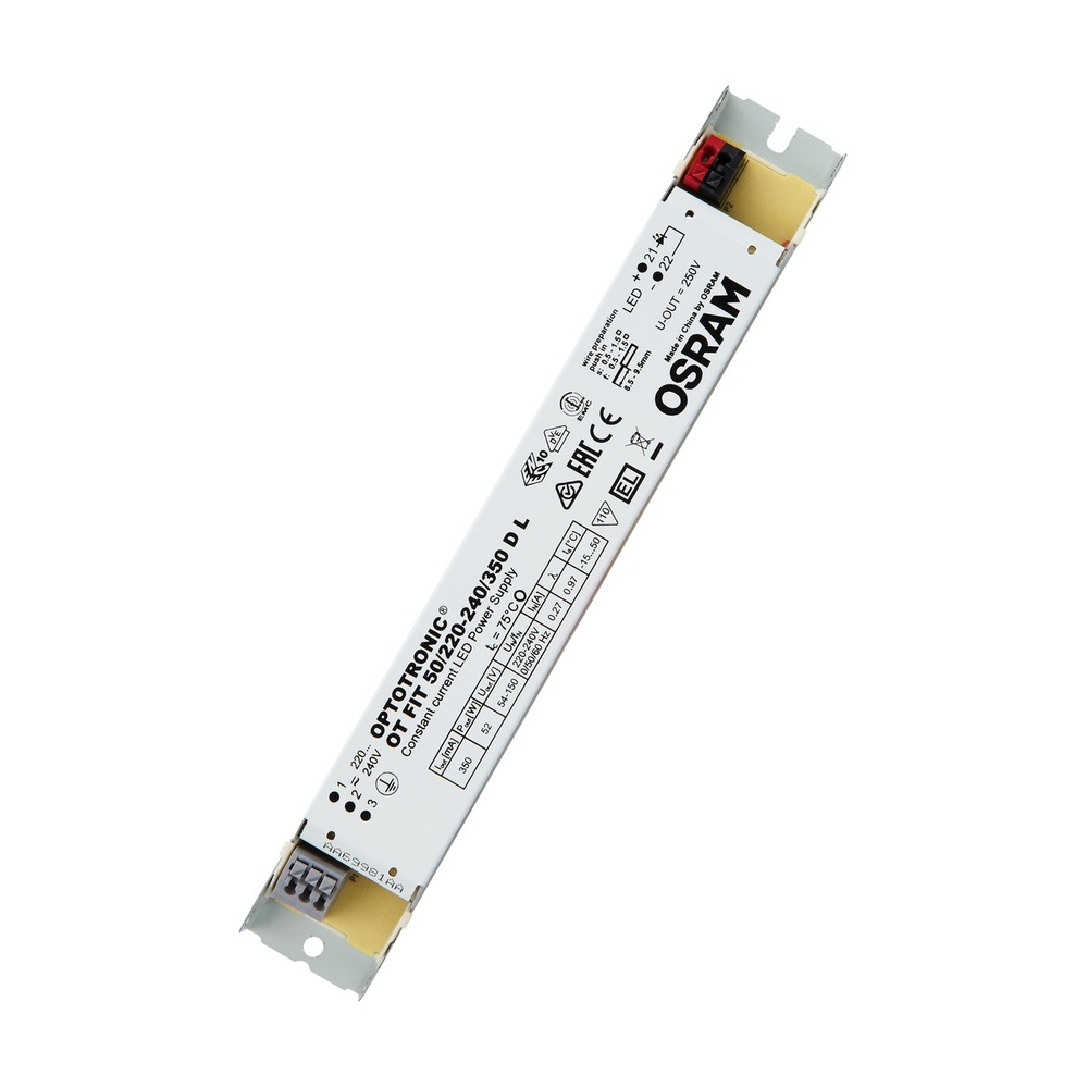 Ledvance Osram LED Betriebsgerät 222595 Typ OT-FIT-50/220-240/350-D-L-UNV1