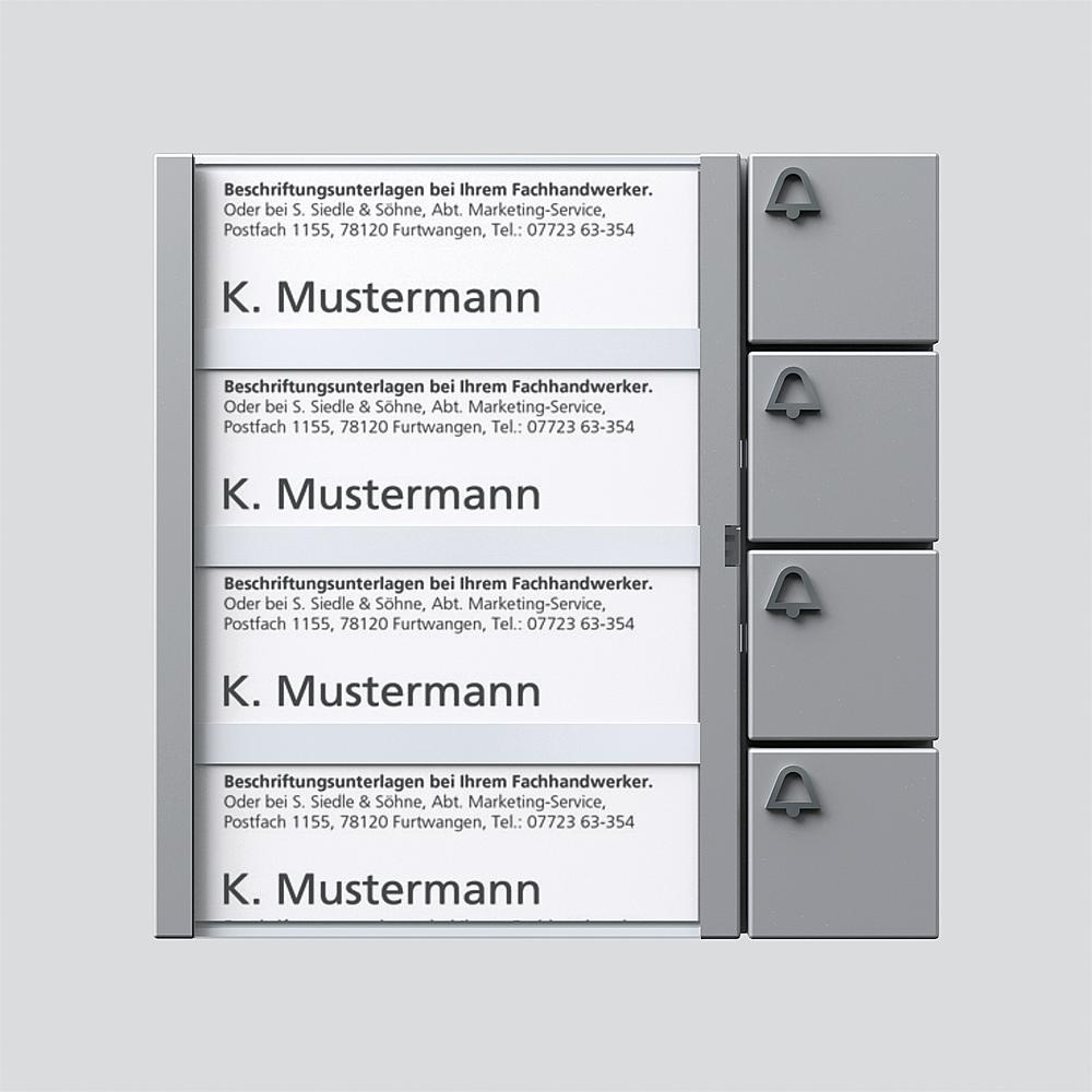 Siedle Tastenmodul 200035743-00 Typ BTM 650-04 SM