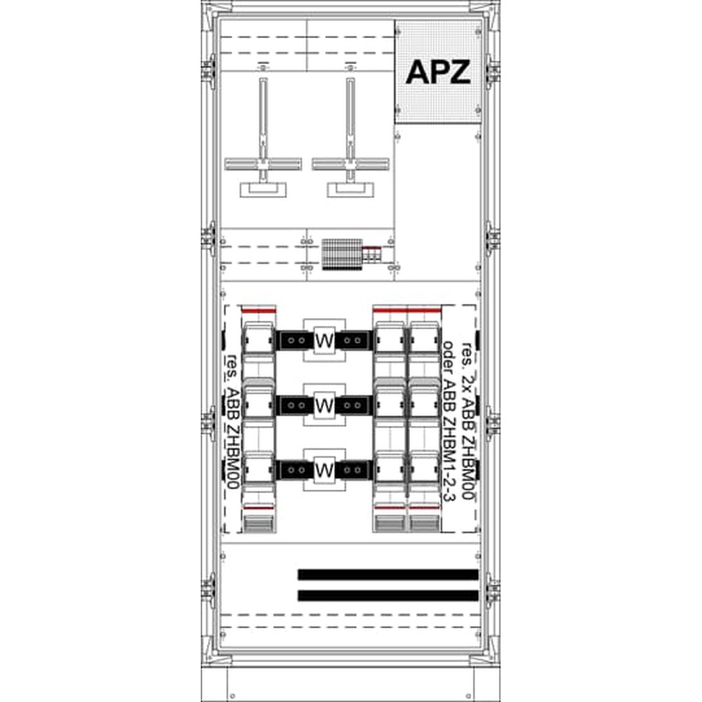 Striebel & John Mess und Wandlerschrank 2CPX032978R9999 Typ KS4225Z