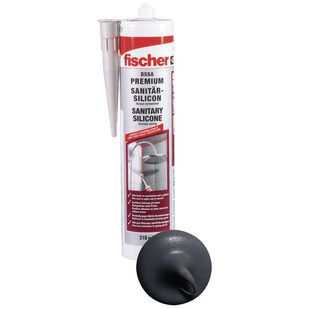 Fischer Sanitärsilicon 512211 Typ DSSA AN (DE/EN)