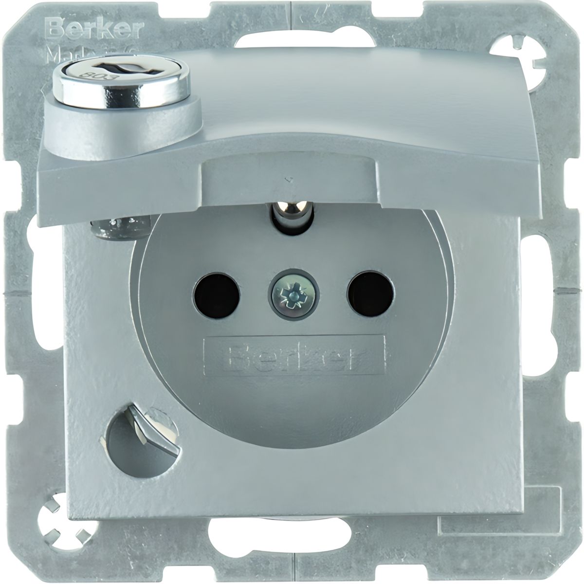 Berker Steckdose mit Erdstift 6765111404