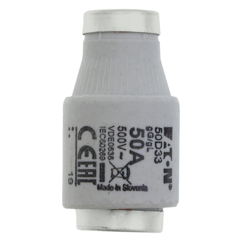 Eaton Sicherungseinsatz 50D33 Typ FUSE-D3 50A T GL/GG 500VAC E33