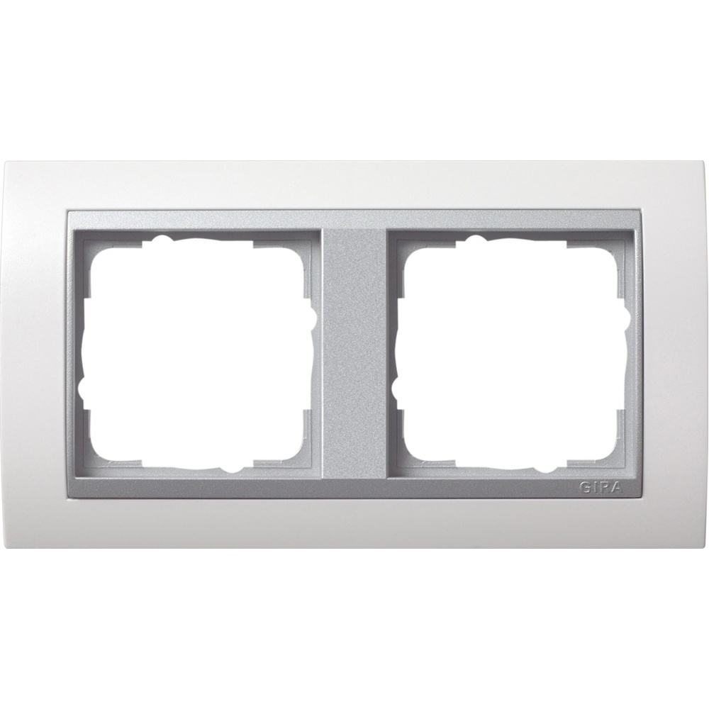 Gira Abdeckrahmen 2fach 021271