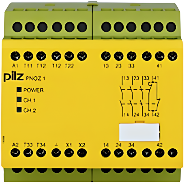 Pilz Sicherheitsschaltgerät 775630 Typ PNOZ 1 110-120VAC 3n/o 1n/c