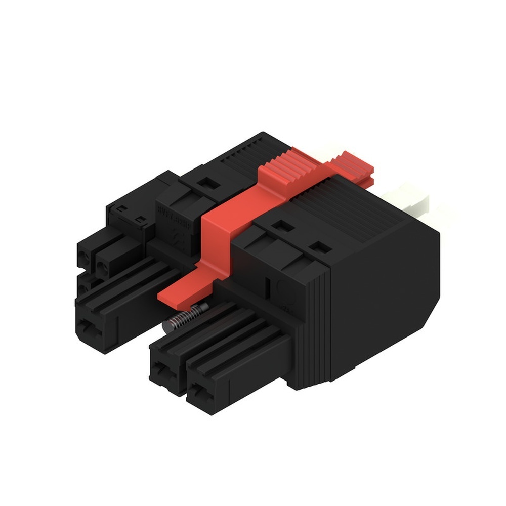 Weidmüller Hybridsteckverbinder 2549540000 Typ BVFL 7.62HP/03/180MSF3 BCF/04R SN BK BX