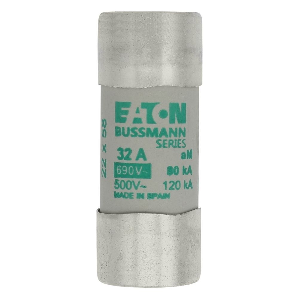 Eaton Sicherungseinsatz C22M32 Typ CYLINDRICAL FUSE 22 x 58 32A AM 690V AC