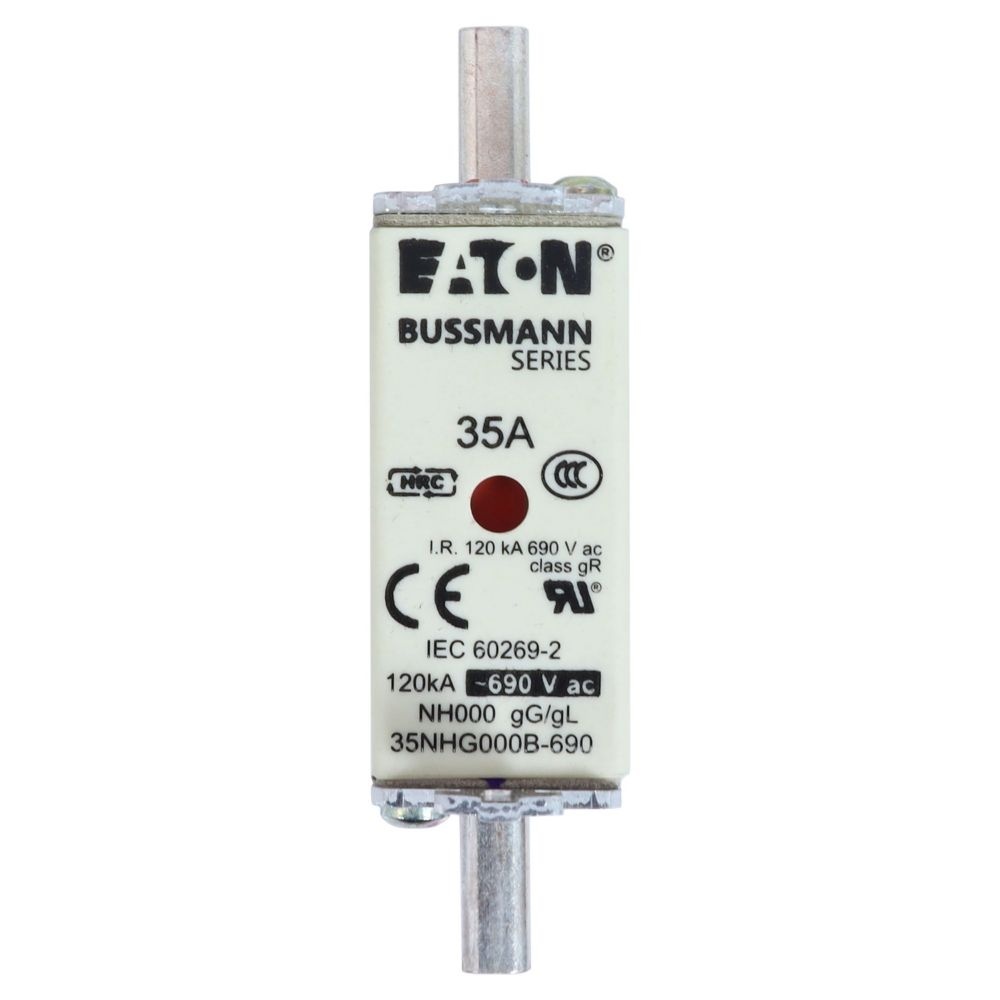 Eaton Sicherungseinsatz 35NHG000B-690 Typ NH FUSE 35AMP 690V gG SIZE 000 DUAL IND