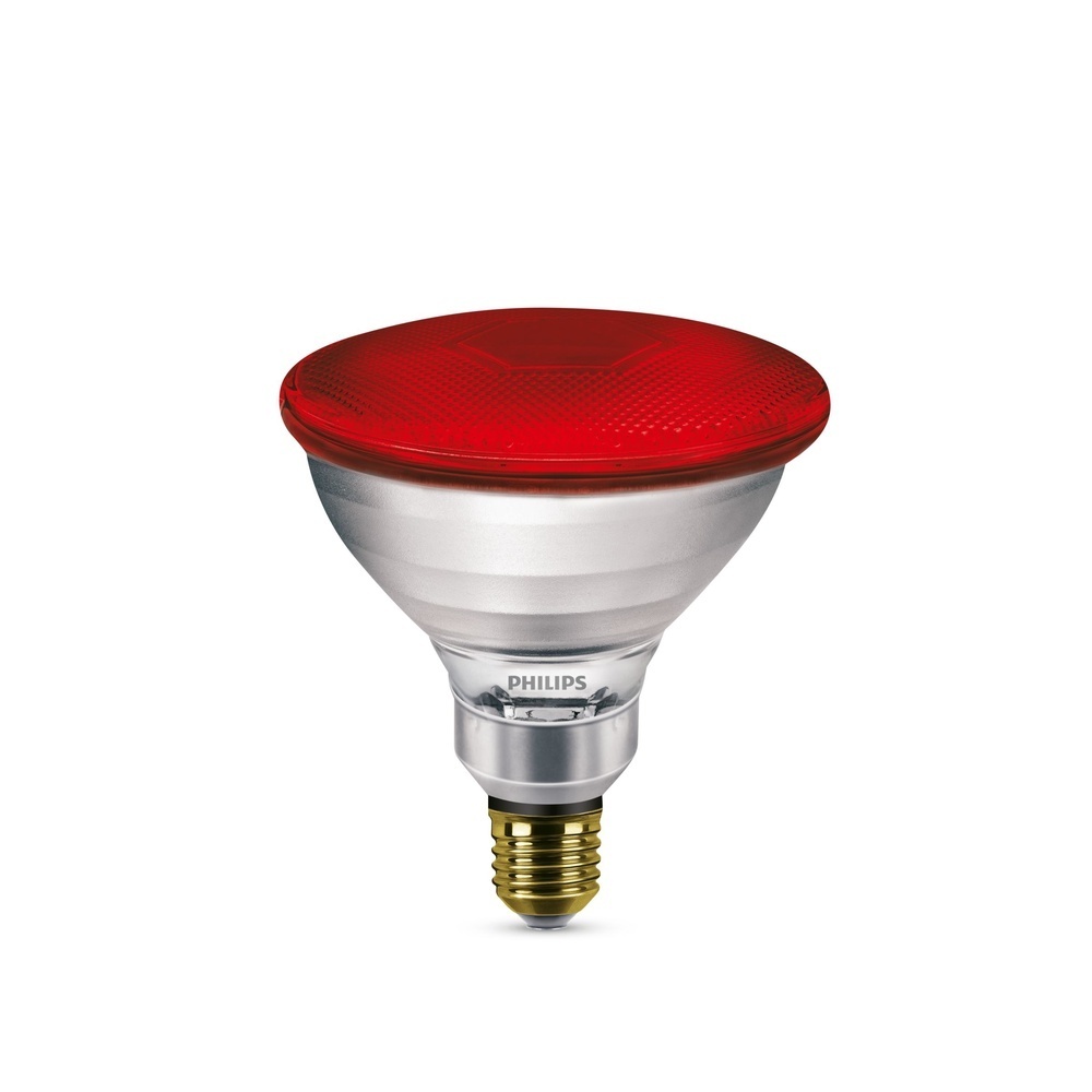 Signify Philips Infra Rot Lampen 12898015 Typ PAR38 IR 175W E27 240V Red 1CT/12