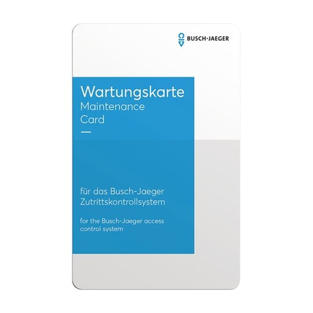 Busch-Jaeger Wartungskarte D080MC-03 Nr. 2CKA008300A0998