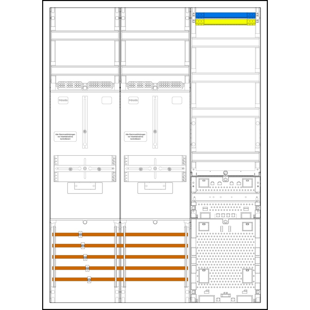 f-tronic Sammelschienenklemmen 7190463 Typ 3HZ732APZRFZL
