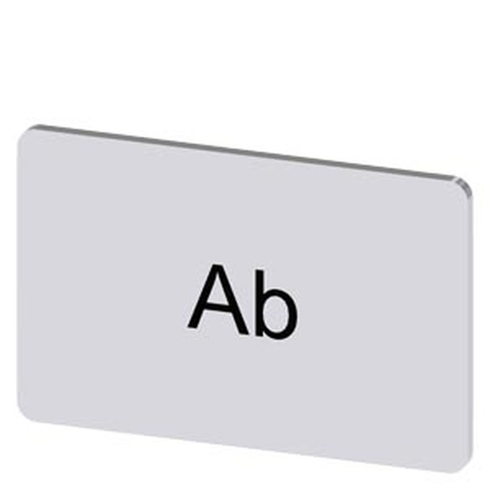 Siemens Bezeichnungsschild 3SU1900-0AD81-0AE0