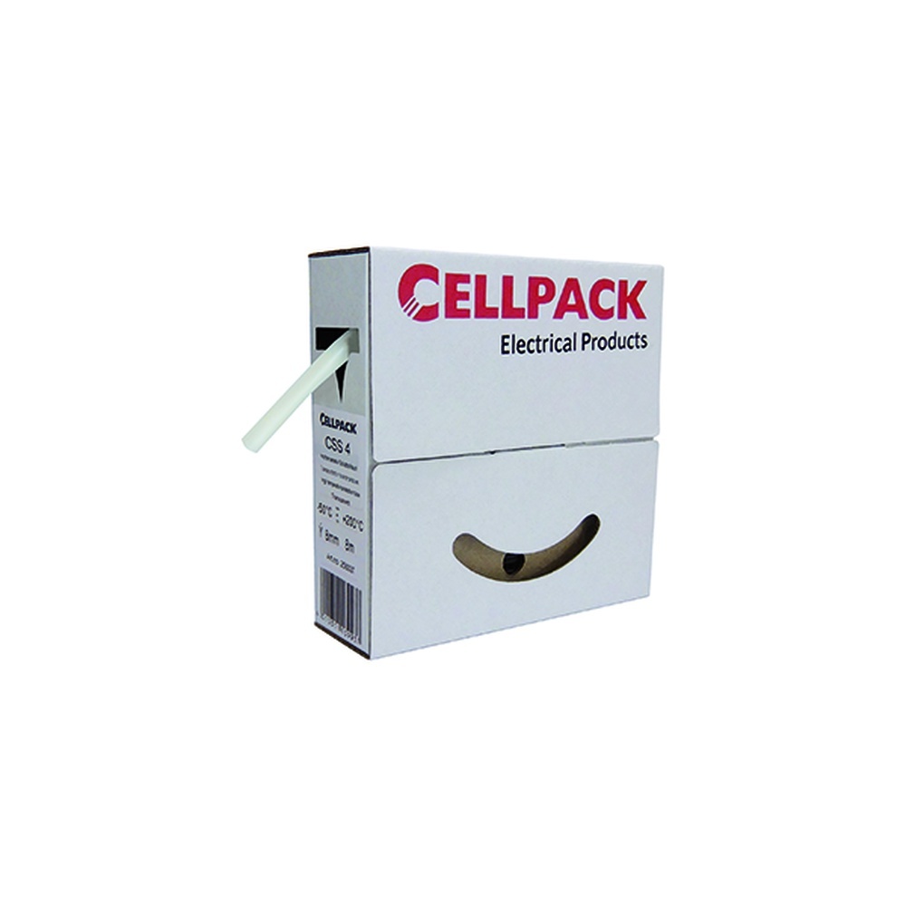 Cellpack Silikonschlauch 258335 Typ SB/CSS/4mm/transparent/15m