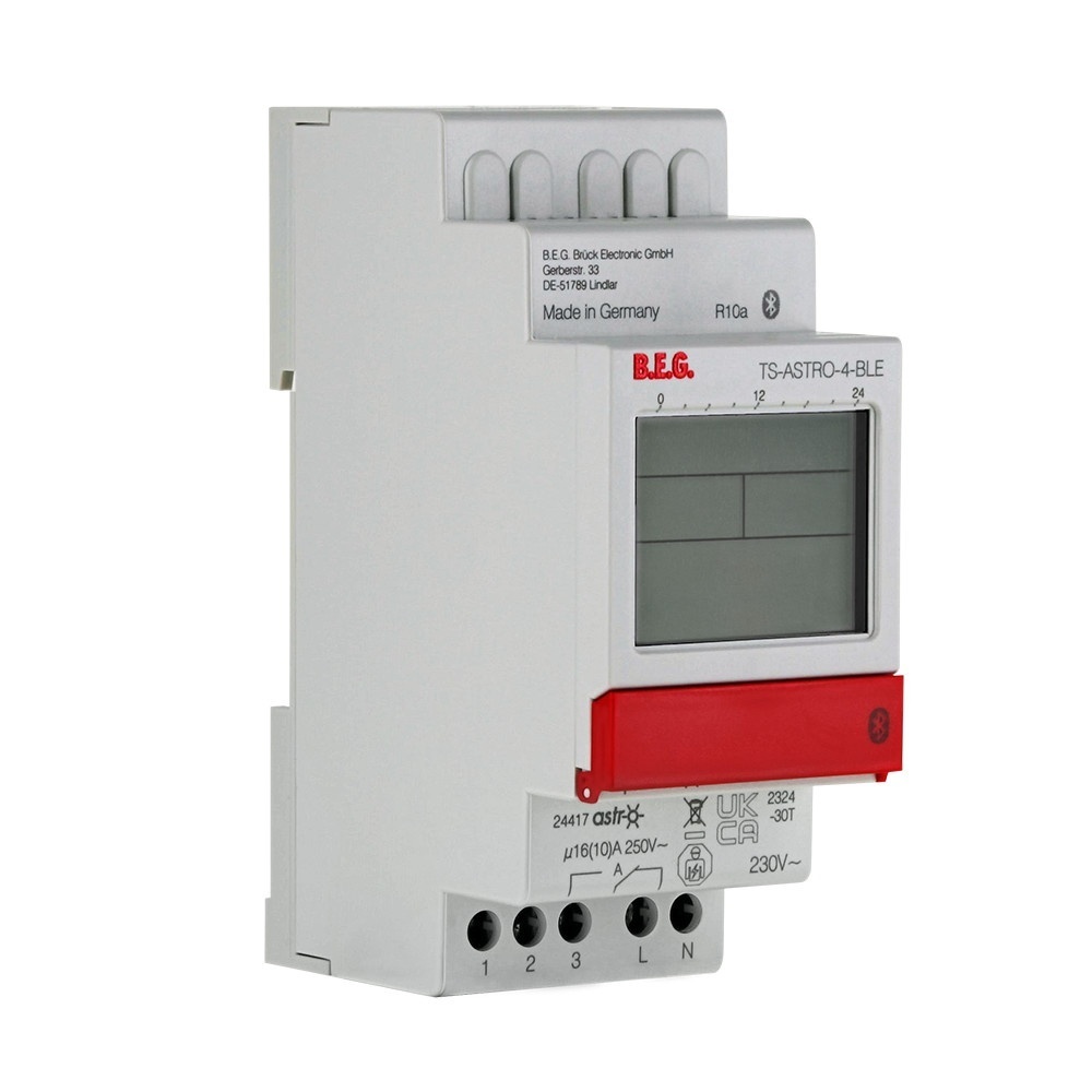 B.E.G. Brück Zeitschaltuhr 93161 Typ TS-ASTRO-4-BLE