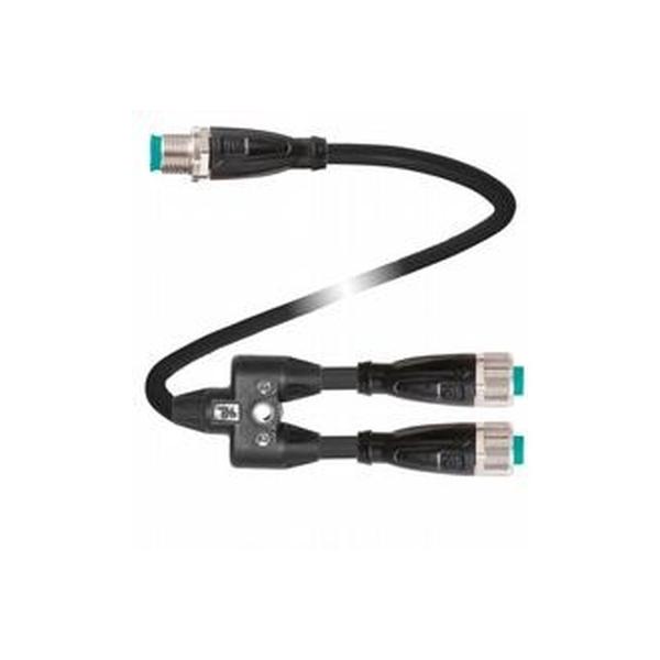 Pepperl+Fuchs Y Verbindungskabel 70175215 Typ V1-G-1,5/0,5-PUR-U-TEE-2M-V1-G
